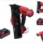 Milwaukee M18 FN16GA-301 Cloueur sans fil 18 V 32 - 64 mm Brushless + 1x batterie 3,0 Ah - sans chargeur