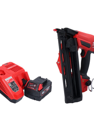 Cloueur à batterie Milwaukee M18 FN16GA-401 18 V 32 - 64 mm sans balais + 1x batterie 4,0 Ah + chargeur