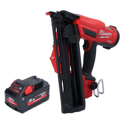 Milwaukee M18 FN16GA-551 cloueur sans fil 18 V 32 - 64 mm sans balai + 1x batterie 5,5 Ah - sans chargeur