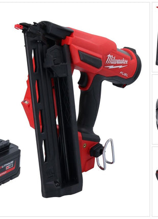 Milwaukee M18 FN16GA-801 Cloueur sans fil 18 V 32 - 64 mm Brushless + 1x batterie 8,0 Ah - sans chargeur