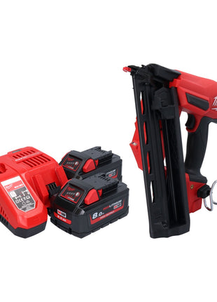 Milwaukee M18 FN16GA-802 Cloueur sans fil 18 V 32 - 64 mm Brushless + 2x batterie 8,0 Ah + chargeur