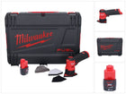 Amoladora puntual a batería Milwaukee M12 FDSS-201X 12 V 88,8 x 63,5 mm sin escobillas + 1x batería 2,0 Ah + caja HD - sin cargador