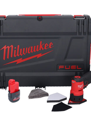 Meuleuse à pointes sur batterie Milwaukee M12 FDSS-251X 12 V 88,8 x 63,5 mm sans balais + 1x batterie 2,5 Ah + boîtier HD - sans chargeur