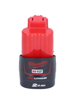 Milwaukee M12 FTB-201 Ponceuse à pneu sans fil 12 V 7/16'' Hex Brushless + 1x batterie 2,0 Ah - sans chargeur