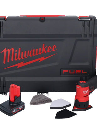 Meuleuse à pointes sur batterie Milwaukee M12 FDSS-601X 12 V 88,8 x 63,5 mm sans balais + 1x batterie 6,0 Ah + boîtier HD - sans chargeur