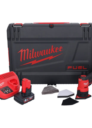 Milwaukee M12 FDSS-601X Akku Punktschleifer 12 V 88,8 x 63,5 mm Brushless + 1x Akku 6,0 Ah + Ladegerät + HD-Box