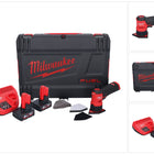Meuleuse à pointes sur batterie Milwaukee M12 FDSS-602X 12 V 88,8 x 63,5 mm sans balais + 2x batterie 6,0 Ah + chargeur + boîtier HD