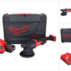 Polisseuse excentrique sur batterie Milwaukee M18 FROP21-501X 18 V 150 mm brushless + 1x batterie 5,0 Ah + chargeur + boîtier HD