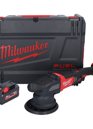 Polisseuse excentrique sur batterie Milwaukee M18 FROP21-551X 18 V 150 mm brushless + 1x batterie 5,5 Ah + boîtier HD - sans chargeur