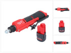 Milwaukee M12 FTB-251 desbastadora de neumáticos a batería 12 V 7/16