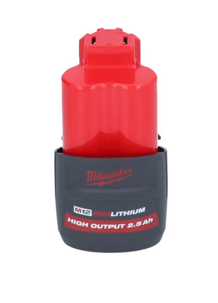 Milwaukee M12 FTB-251 desbastadora de neumáticos a batería 12 V 7/16" Hex Brushless + 1x batería 2,5 Ah - sin cargador