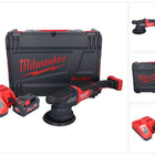 Polisseuse excentrique sur batterie Milwaukee M18 FROP21-551X 18 V 150 mm brushless + 1x batterie 5,5 Ah + chargeur + boîtier HD