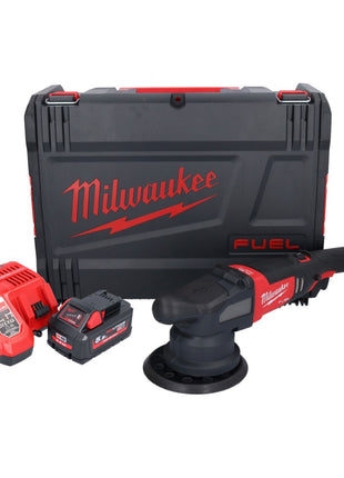 Polisseuse excentrique sur batterie Milwaukee M18 FROP21-551X 18 V 150 mm brushless + 1x batterie 5,5 Ah + chargeur + boîtier HD