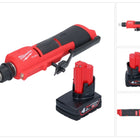 Milwaukee M12 FTB-401 Gommeuse de pneus sans fil 12 V 7/16'' Hex Brushless +1x batterie 4,0 Ah - sans chargeur