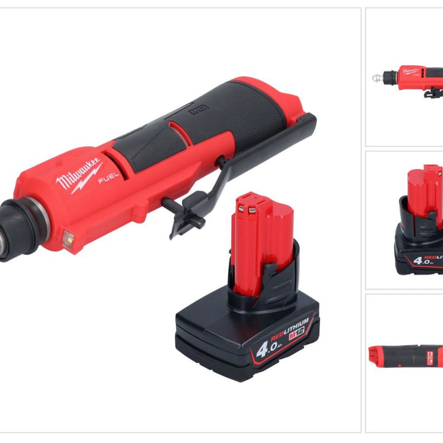 Milwaukee M12 FTB-401 Gommeuse de pneus sans fil 12 V 7/16'' Hex Brushless +1x batterie 4,0 Ah - sans chargeur