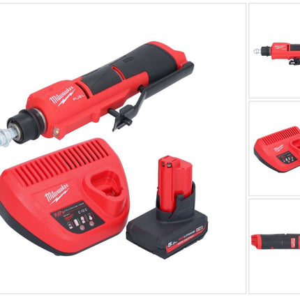 Milwaukee M12 FTB-501 Outil de crevaison sans fil 12 V 7/16" Hex Brushless + 1x batterie 5,0 Ah + chargeur