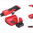 Milwaukee M12 FTB-601 Ponceuse de pneus sans fil 12 V 7/16'' Hex Brushless +1x batterie 6,0 Ah + chargeur