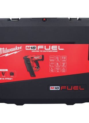 Milwaukee M18 FFN21-551C cloueur sans fil 18 V 50 - 90 mm Brushless + 1x batterie 5,5 Ah + mallette - sans chargeur