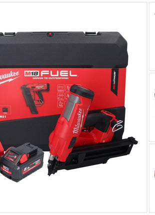 Milwaukee M18 FFN21-551C cloueur sans fil 18 V 50 - 90 mm Brushless + 1x batterie 5,5 Ah + chargeur + valise