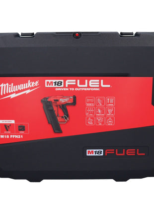 Milwaukee M18 FFN21-551C cloueur sans fil 18 V 50 - 90 mm Brushless + 1x batterie 5,5 Ah + chargeur + valise