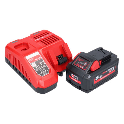 Milwaukee M18 FFN21-551C cloueur sans fil 18 V 50 - 90 mm Brushless + 1x batterie 5,5 Ah + chargeur + valise