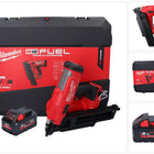 Milwaukee M18 FFN21-801C Cloueur sans fil 18 V 50 - 90 mm Brushless + 1x batterie 8,0 Ah + coffret - sans chargeur