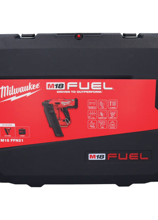 Milwaukee M18 FFN21-801C Cloueur sans fil 18 V 50 - 90 mm Brushless + 1x batterie 8,0 Ah + chargeur + coffret