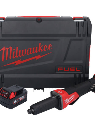 Milwaukee M18 FDGROVPDB-501X Akumulatorowa szlifierka prosta 18 V bezszczotkowa + 1x akumulator 5,0 Ah + skrzynka HD - bez ładowarki