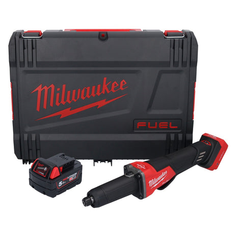 Milwaukee M18 FDGROVPDB-501X Akumulatorowa szlifierka prosta 18 V bezszczotkowa + 1x akumulator 5,0 Ah + skrzynka HD - bez ładowarki