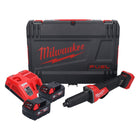 Milwaukee M18 FDGROVPDB-502X Akumulatorowa szlifierka prosta 18 V bezszczotkowa + 2x akumulator 5,0 Ah + ładowarka + pudełko HD