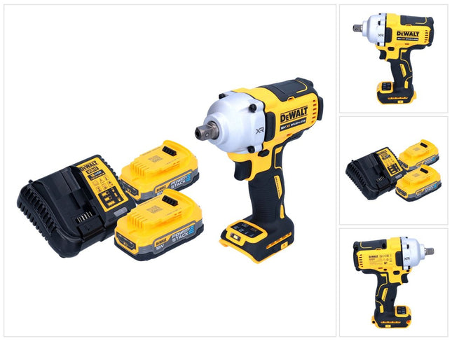 DeWalt DCF 892 E2 Clé à choc sans fil 18 V 812 Nm 1/2" Brushless + 2x Powerstack batterie 1,7 Ah + chargeur