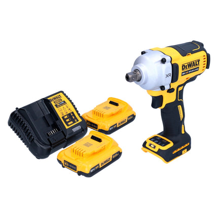 DeWalt DCF 892 D2 Clé à choc sans fil 18 V 812 Nm 1/2" Brushless + 2x batterie 2,0 Ah + chargeur
