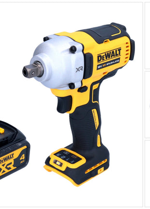 DeWalt DCF 892 N Clé à choc sans fil 18 V 812 Nm 1/2'' Brushless + 1x batterie 4,0 Ah - sans chargeur