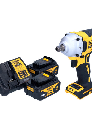 Clé à chocs sans fil DeWalt DCF 892 M2 18 V 812 Nm 1/2" sans balai + 2x batteries 4,0 Ah + chargeur