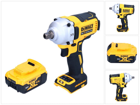 DeWalt DCF 892 N Clé à choc sans fil 18 V 812 Nm 1/2'' Brushless + 1x batterie 5,0 Ah - sans chargeur