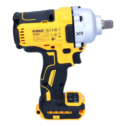 DeWalt DCF 892 P2 Clé à choc 18 V 812 Nm 1/2'' Brushless + 2x batterie 5,0 Ah + chargeur