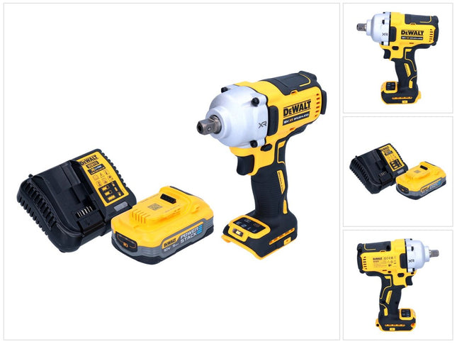 DeWalt DCF 892 H1 Clé à choc sans fil 18 V 812 Nm 1/2" Brushless + 1x batterie Powerstack 5,0 Ah + chargeur