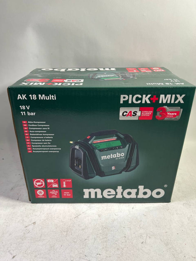 Metabo AK 18 Multi Akku Kompressor 18 V 11 bar Solo 600794850 Leicht Gebraucht 1 - toolbrothers