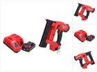 Agrafeuse sur batterie Milwaukee M18 FNCS18GS-301X 18 V 9,5 - 38 mm sans balais + 1x batterie 3,0 Ah + chargeur + boîtier HD