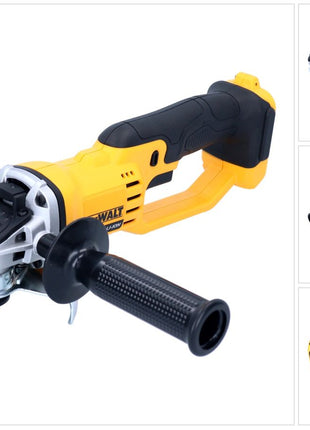 Amoladora angular inalámbrica DeWalt DCG 412 N 18 V 125 mm Solo - sin batería, sin cargador