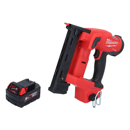 Milwaukee M18 FNCS18GS-501X agrafeuse sans fil 18 V 9,5 - 38 mm sans brosse + 1x batterie 5,0 Ah + HD Box - sans kit chargeur