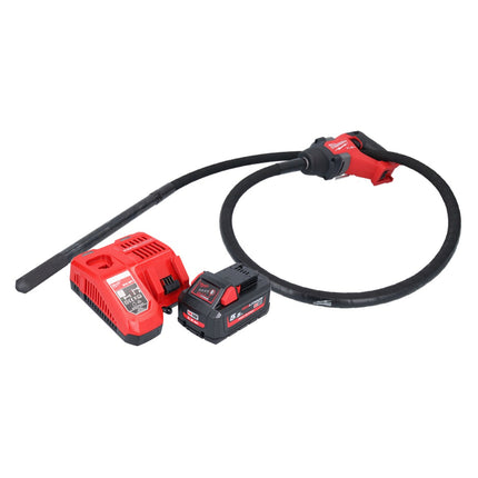 Vibrateur à béton sur batterie Milwaukee M18 FCVN24-551 18 V 2,4 m sans balais (4933479600) + 1x batterie 5,5 Ah + chargeur