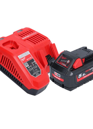 Milwaukee M18 FCVN12-551 Akku Betonverdichter 18 V 1,2 m Brushless ( 4933479597 ) + 1x Akku 5,5 Ah + Ladegerät