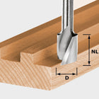 Festool HS Spi S8 D18/25 frez spiralny 18 x 25 x 57 x 8 mm ( 490950 ) do frezarek górnowrzecionowych OF 900, OF 1000, OF 1010, OF 1010 R, OF 1400, OF 2000, OF 2200