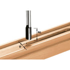 Festool HW S8 D15/20 fresa ranuradora 15 x 20 x 60 x 8 mm (490965) para fresadora OF 900, OF 1000, OF 1010, OF 1010 R, OF 1400, OF 2000, OF 2200