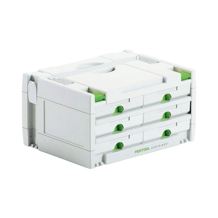 Festool SYS 3-SORT/6 SORTAINER Systainer Mallette à outils Organizer ( 491984 ) 395 x 295 x 210 mm 6 tiroirs
