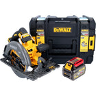 DeWalt DCS 579 NT Scie circulaire à main sans fil 54 V FlexVolt 190 mm Brushless + 1x batterie 6,0 Ah + TSTAK - sans chargeur