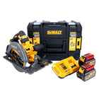 DeWalt DCS 579 T2T Akku Handkreissäge 54 V FlexVolt 190 mm Brushless + 2x Akku 6,0 Ah + Ladegerät + TSTAK