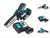 Makita DUC 150 RF01 Tronçonneuse à chaîne sans fil 18 V 15 cm Brushless + 1x batterie 3,0 Ah + chargeur