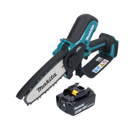 Makita DUC 150 G01 tronçonneuse à chaîne sans fil 18 V 15 cm Brushless + 1x batterie 6,0 Ah - sans chargeur